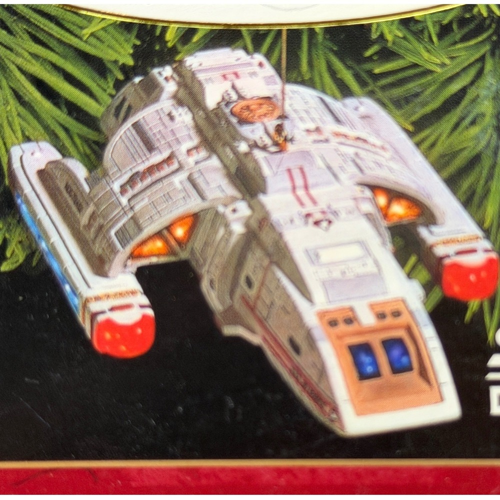 Hallmark Star Trek Deep Space Nine Runabout U.S.S. Rio Grande Ornament 1999 Worf